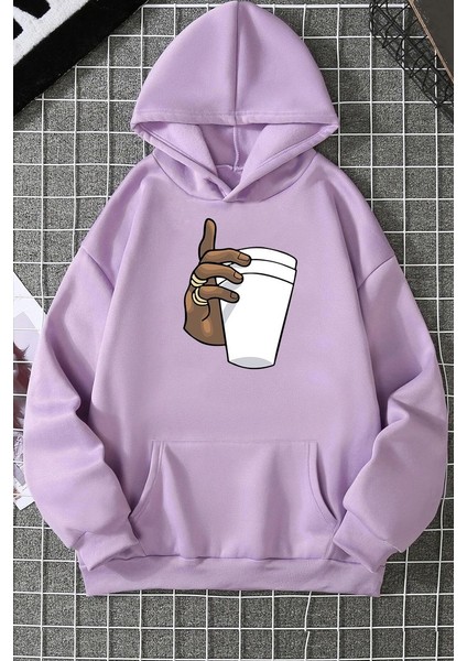 Dont Tupac Coffee Baskı Sweatshirt