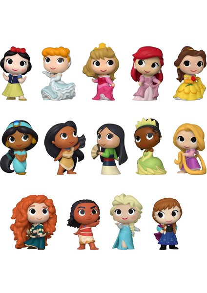 Mystery Mini: Ultimate Princess - 1 Figür - Gizemli Kutu - Disney Prensesleri Koleksiyonluk Vinil Figür