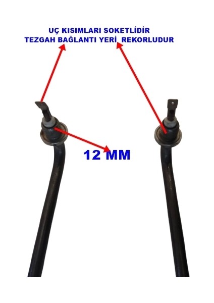 Benmari 30 cm Rekorlu Kıvrık Rezistans 1000W 220V 8,5? Cr-Ni fiyatları