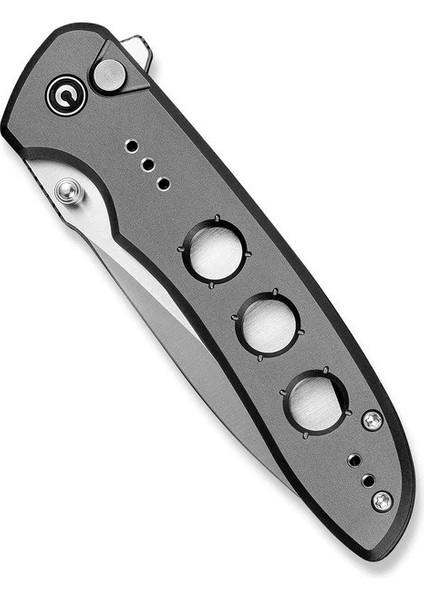 Hyperpulse Flipper & Thumb Stud & Button Lock Knife Gray Aluminum Handle Çakı indirimleri