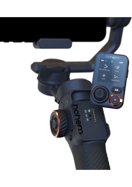 Isteady M7 Kit Yapay Zeka Takip Sensörlü 3 Eksenli Telefon Sabitleyici Gimbal