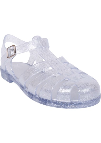 S10262-135 Biarritz Glitter Silver Glitter Kadın Sandalet