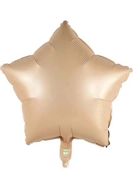 3lü Retro Yıldız Set Kahverengi Yıldız Balon Karamel Renk Yıldız Balon Krem Renk Yıldız Balon fırsatları