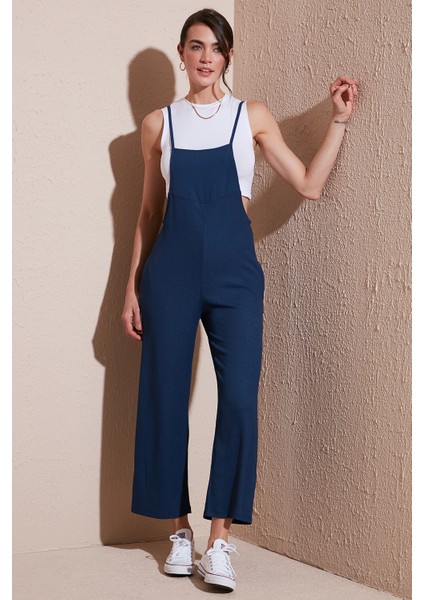 Regular Fit Ayarlanabilir Ip Askılı Bahçıvan Tulum Bayan Tulum 5865789 fırsatları