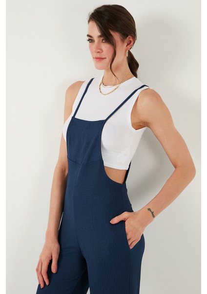Regular Fit Ayarlanabilir Ip Askılı Bahçıvan Tulum Bayan Tulum 5865789