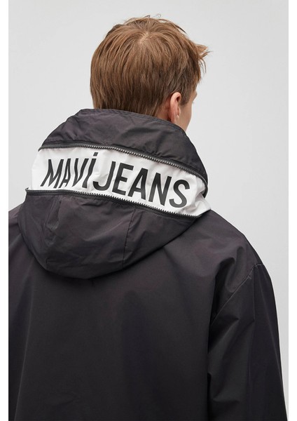 Oversize Fit Astarlı Ayarlanabilir Kapüşonlu Ceket Erkek Ceket 0110333 fırsatları