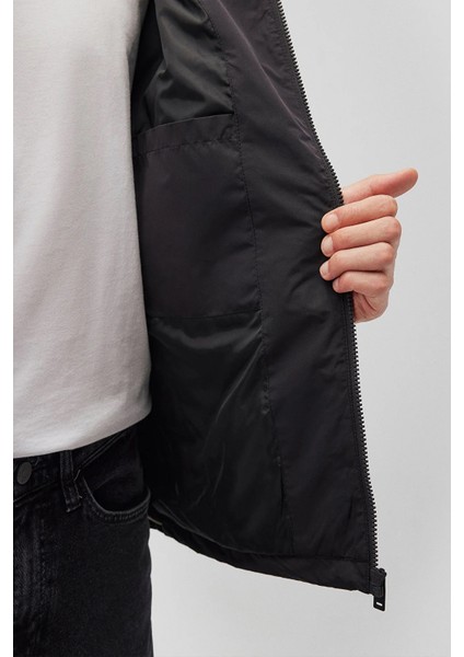 Oversize Fit Astarlı Ayarlanabilir Kapüşonlu Ceket Erkek Ceket 0110333 indirimleri