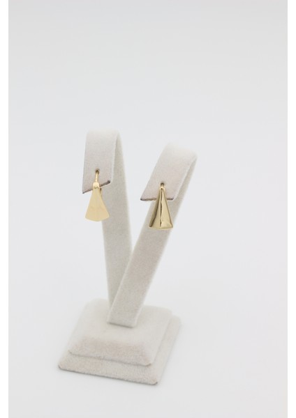 Xupıng Jewelry 14 Ayar Altın Kaplama, Ok Uçlu Küpe