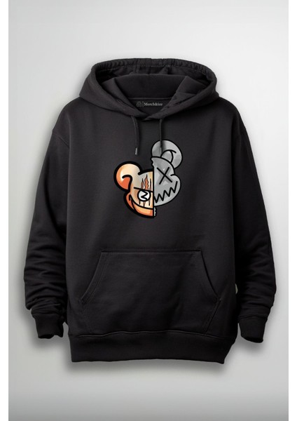 Pskikopat Ayı Baskılı Unisex Sweatshirt