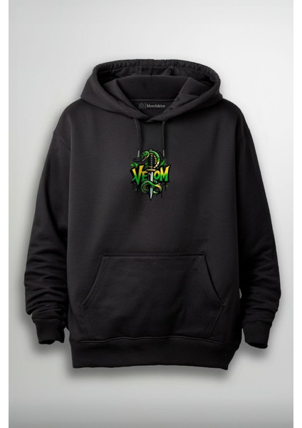 Venom Zehirli Yılan Baskılı Unisex Sweatshirt