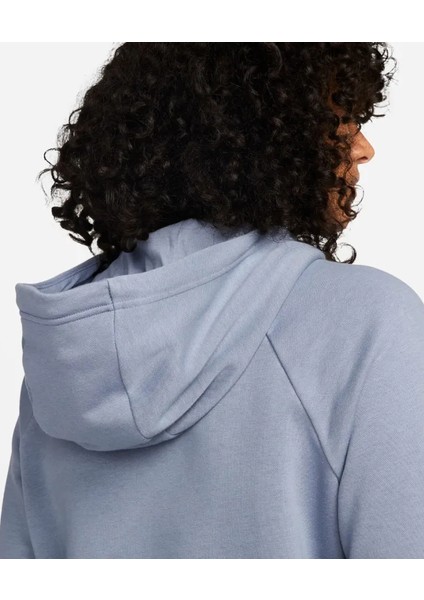 DX2319 493NIKE Sweatshirts W Nsw Essntl Hoodie Mavi Spor Po Hbr modelleri