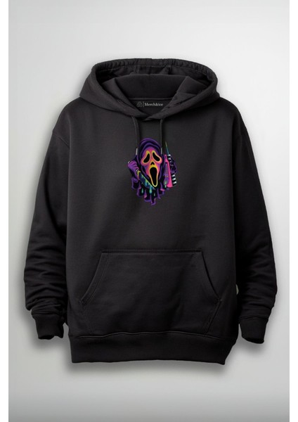 Çığlık Scream Baskılı Unisex Sweatshirt