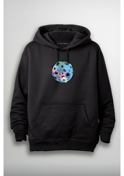 Gezegen Mavi Baskılı Unisex Sweatshirt