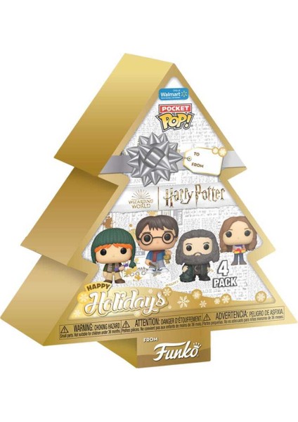 Harry Potter - Hediye Ağacı Özel Cep Pop! 4'lü Paket