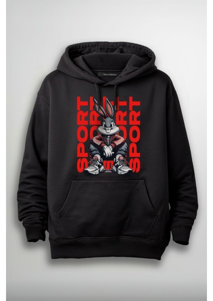 Sport Buggs Bunny Baskılı Unisex Sweatshirt