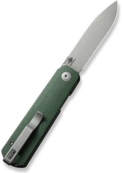Sendy Flipper Knife Green Micarta Handle Çakı modelleri