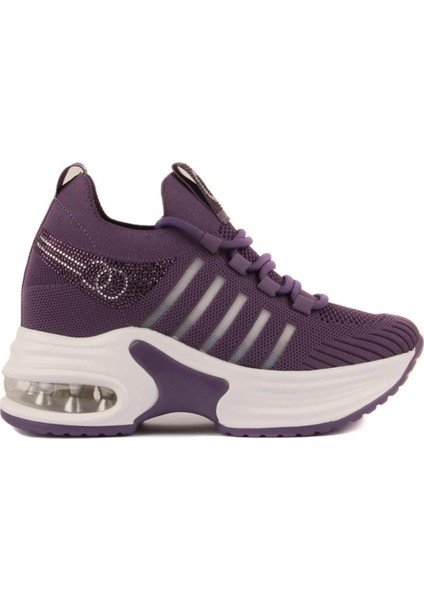 Guja 24Y300-14 Kadın Gizli Dolgu Yüksek Air Taban Taşlı Sneaker Spor Ayakkabı fiyatları