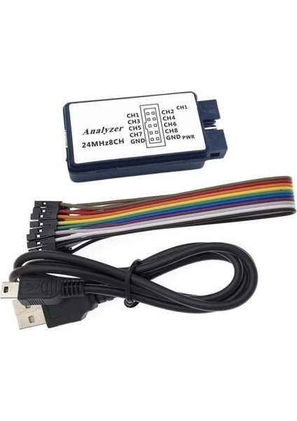 24 Mhz 8 Kanal USB Lojik Analizör