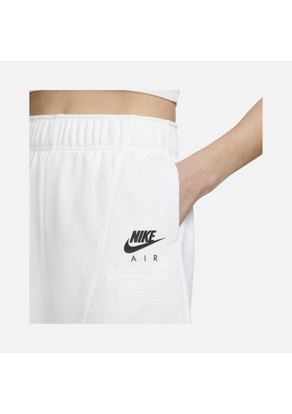 DM6470 100NIKE Sportswear Air Fleece Kadın Beyaz Spor Şort modelleri