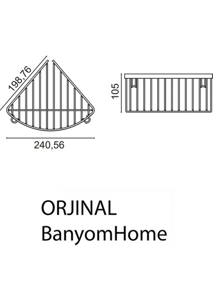 Derin Şampuanlık Paslanmaz Pirinç 1'li 20X20 cm Şampuanlık Banyo Rafı Altın Gold fiyatları