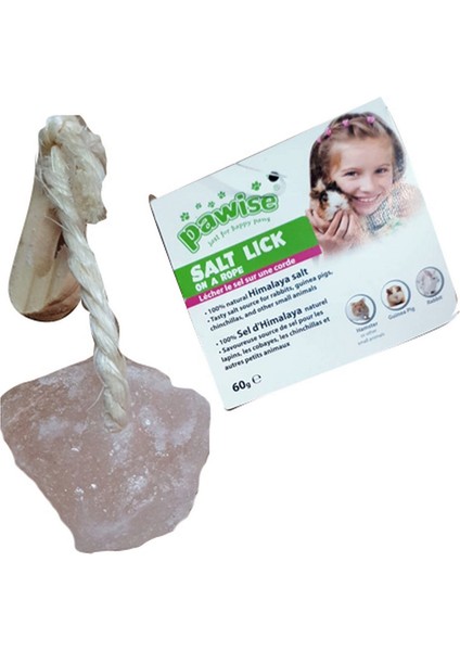 Himalaya Tuzu Yalama Taşı İpe Bağlı