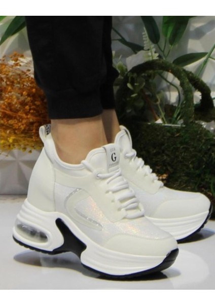 Guja 24K300-1 Kadın Gizli Dolgu Air Yüksek Tabanlı Fashion Spor Ayakkabı