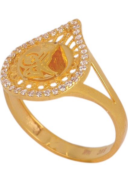 Taşlı Yüzük 14 Ayar Altın 2.54 gr OA-K21701028943