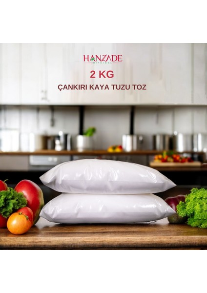 84 Mineralli Doğal Çankırı Kristal Toz Kaya Tuzu 2 kg