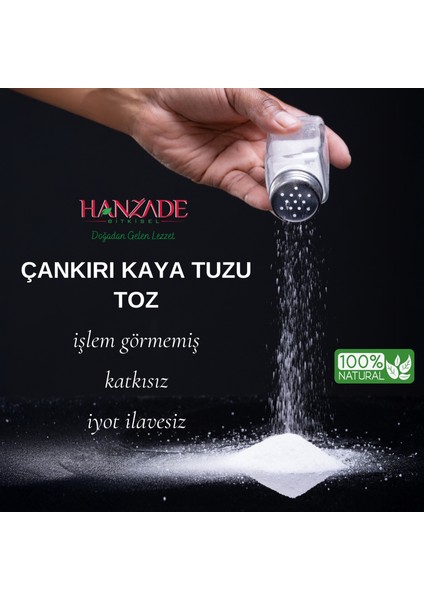 84 Mineralli Doğal Çankırı Kristal Toz Kaya Tuzu 2 kg