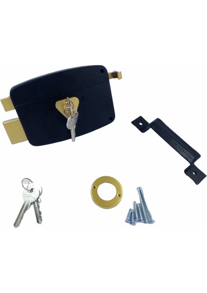 Tirajlı Kilit 14 cm YM-600 YM-602 2 Anahtarlı