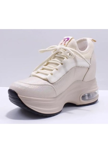 24K300-2 Kadın Gizli Dolgu Yüksek Ithal Tabanlı Fashion Spor Ayakkabı modelleri