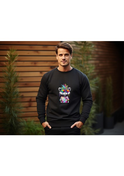 Uzun Kollu Sweatshirt Baskılı Uzun Kollu Mevsimlik Swaetshirt