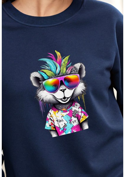 Uzun Kollu Sweatshirt Baskılı Uzun Kollu Mevsimlik Swaetshirt