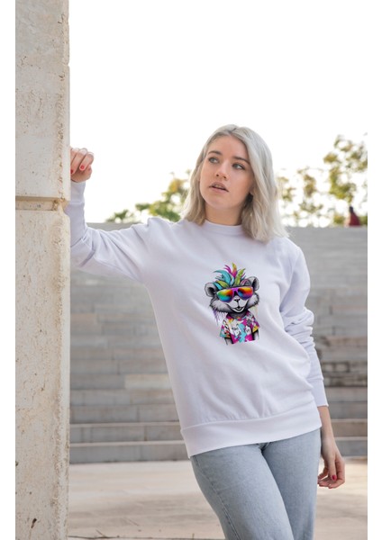 Uzun Kollu Sweatshirt Baskılı Uzun Kollu Mevsimlik Swaetshirt