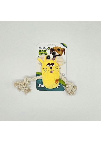 Peluş İpli Sevimli Hayvanlar Köpek Oyuncağı21x4cm