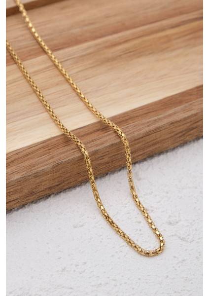 Çelik Pullu Halat Zincir Kolye Unisex Kararmaz 2 mm Minimal Günlük Kullanıma Uygun fırsatları