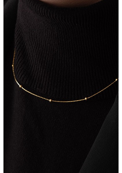 By Florya Jewelry Çelik Toplu İnce Dorika Zincir Kolye İnce Burgu Zincir 1 mm Zarif Minimal indirimleri