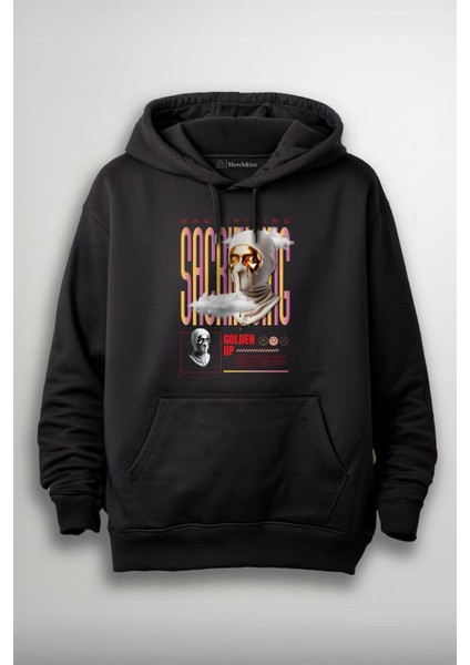 Golden Up Sacrificing Baskılı Unisex Sweatshirt