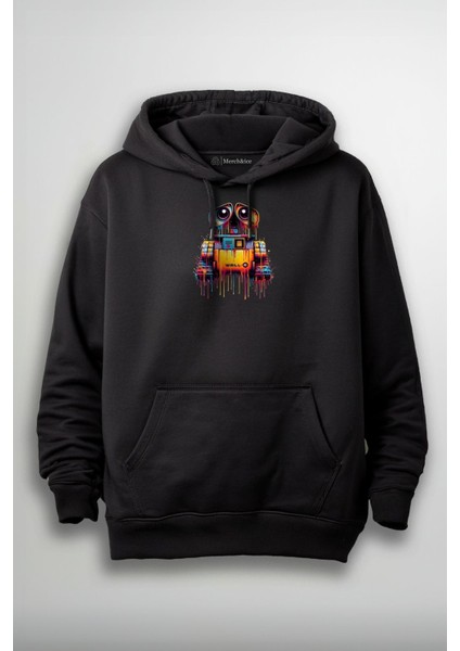 Renkli Dall-E Baskılı Unisex Sweatshirt