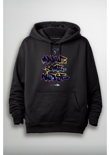 Make Some Noise Baskılı Unisex Sweatshirt
