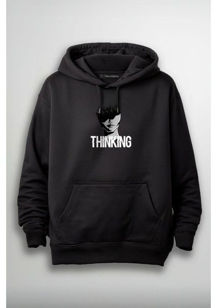 Thinking Burn Baskılı Unisex Sweatshirt