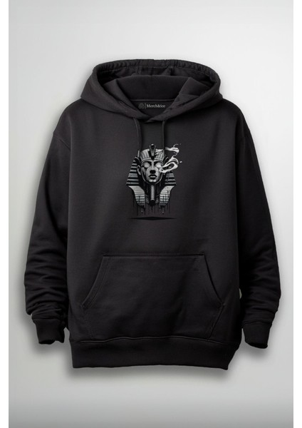 Mısır Firavun Baskılı Unisex Sweatshirt