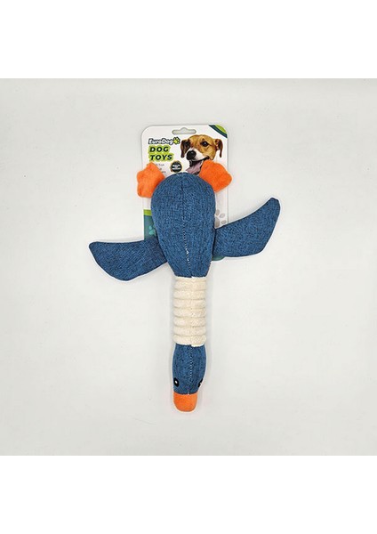 Peluş Ördek Köpek Oyuncağı 30x9 cm