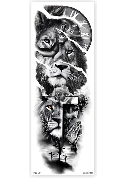 Christ Kol Dövmesi Kol Kaplama Tattoo