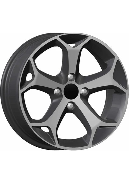 16 Inç 5X108 Ford St Focus Mondeo Uyumlu Siyah Elmas Kesim Jant Modeli Ford (4 Adet)