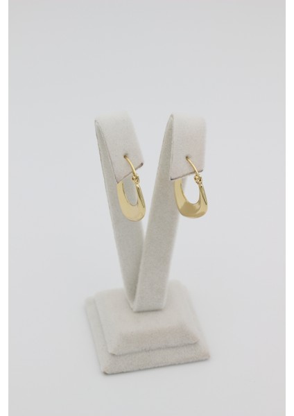 Xupıng Jewelry Damla Yassı Model Küpe