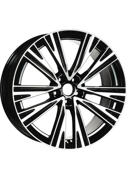 20 Inç 5X112 Audi A4 A6 A8 Uyumlu Siyah Elmas Kesim Jant Modeli Audi (4 Adet)