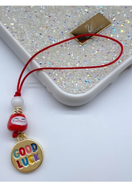 Hediyelik Maneki Neko Şans ve Para Kedisi Telefon Askısı Charm