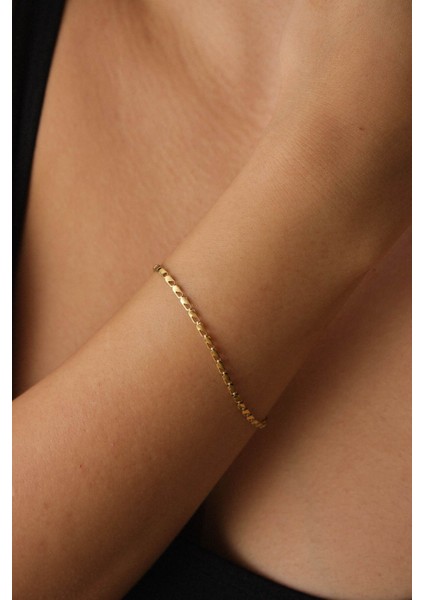 Çelik Ince Papağan Zincir Bileklik Kararmaz 17+4cm 2mm Günlük Kullanıma Uygun modelleri