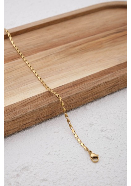 Çelik Ince Papağan Zincir Bileklik Kararmaz 17+4cm 2mm Günlük Kullanıma Uygun indirimleri